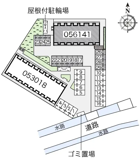 仙台市宮城野区福室字田中東一番 月極駐車場